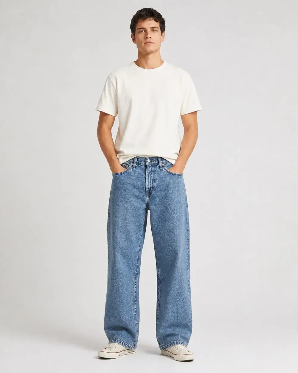 Abercrombie & Fitch Authentic Rigid Denim Baggy Jeans Men’s 29x30 Medium Wash